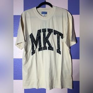 NWT Market Rug Dealer MKT Arc T-Shirt in Ecru - Size L